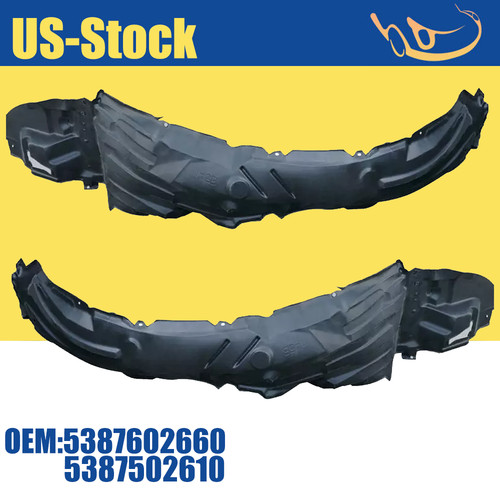 Pair inner fender liners for - pair,